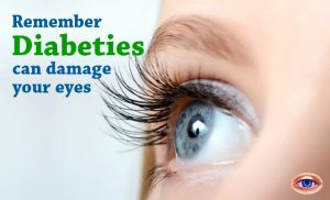 Diabeties are an eye health concern